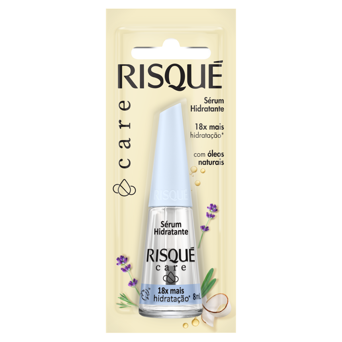 ESMALTE RISQUE BLISTER 8ML CARE SERUM HIDRATANTE (144)