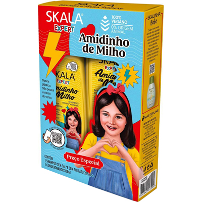KIT SKALA SH+COND 325ML AMIDINHO MILHO (6)
