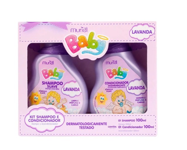 KIT SH+COND MURIEL BABY 100ML LAVANDA (12)