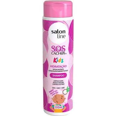 SH SALON LINE 300ML KIDS CACHOS SOS HIDRATACAO (12)