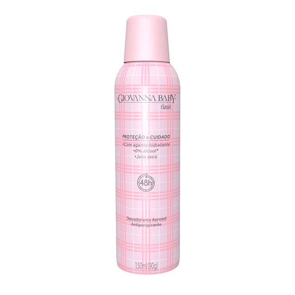 DESODORANTE AEROSSOL GIOVANA BABY150ML CLASSIC (12)