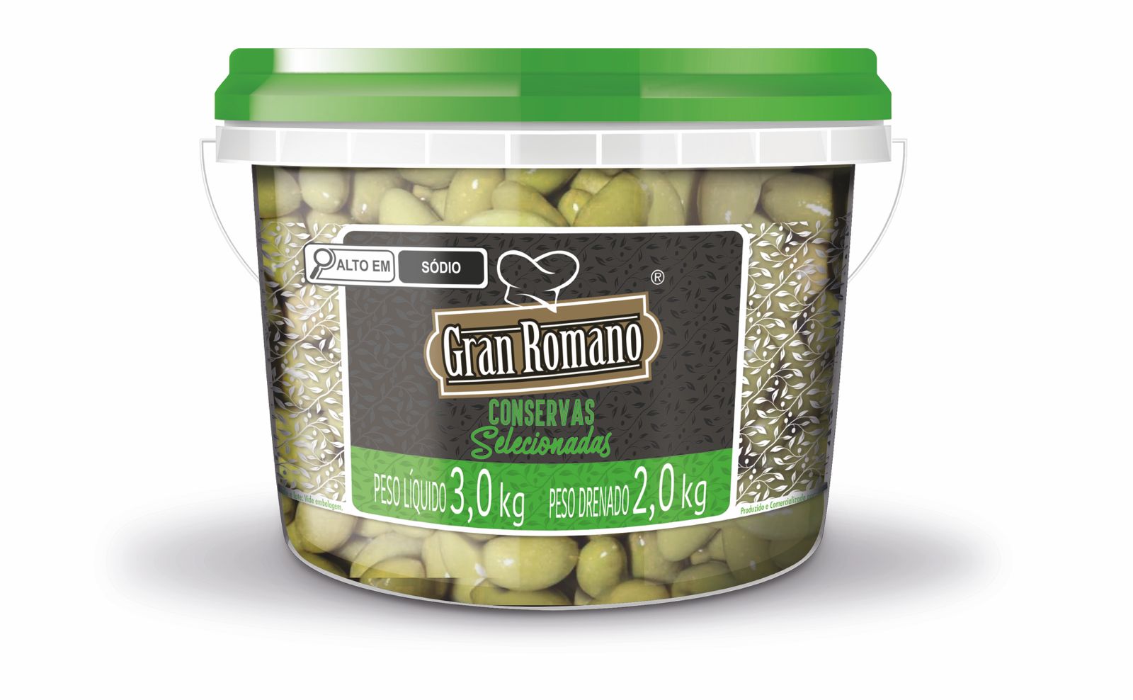 AZEITONA VERDE GRAN ROMANO 2KG BALDE MEDIA COM CAROCO (2)