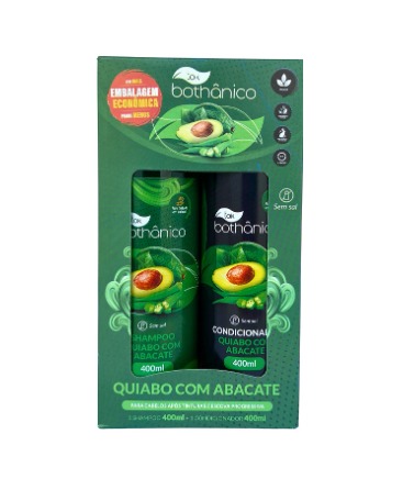 SH + COND TOK BOTHANICO 400ML QUIABO C/ ABACATE (6)