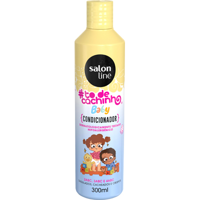 CONDICIONADOR SALON LINE 300ML KIDS TODECACHINHO BABY (6)