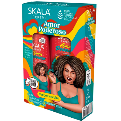 KIT SKALA SH+COND 325ML AMOR PODEROSO (6)