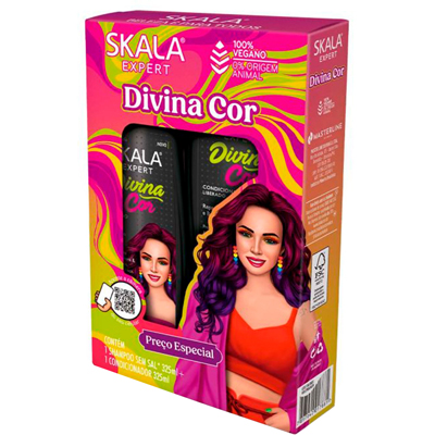 KIT SKALA SH+COND 325ML DIVINA COR (6)