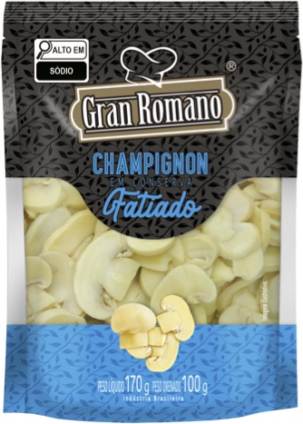 CHAMPIGNON GRAN ROMANO 100G SACHE FATIADO (30)