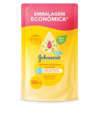 SAB LIQ JOHNSON BABY REFIL 180ML CAMOMILA (12)