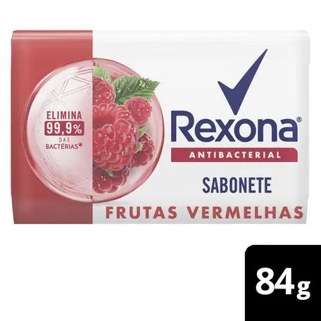 SAB REXONA 84G ANTIBAC FRUTAS VERMELHAS (108)