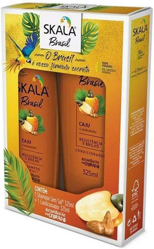 KIT SKALA SH+COND 325ML CAJU E MURUM (6)