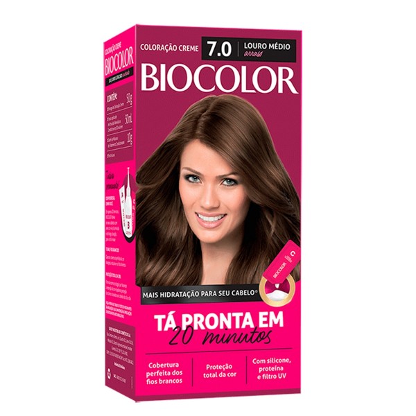 TINTURA BIOCOLOR 7.0 MK LOURO MEDIO 20MIN (12)