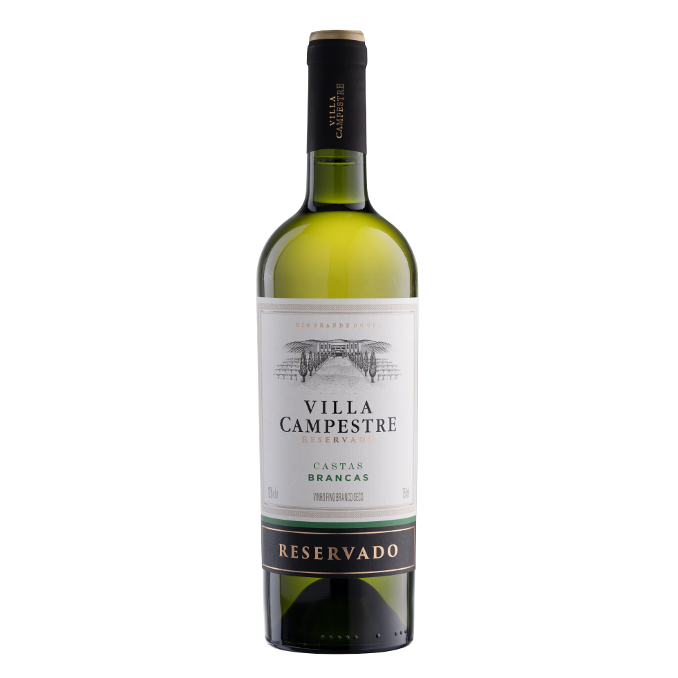 BEB VINHO VILLA CAMPESTRE BRANCO SECO CASTAS BRANCAS 750ML