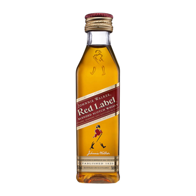 BEB WHISKY JOHNNIE WALKER IMP 050ML RED LABEL (192)