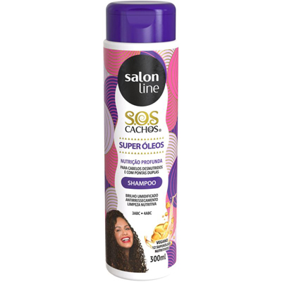 SH SALON LINE 300ML CACHOS SOS OLEOS NUTRITIVO (12)