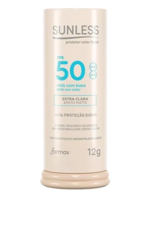 SUNLESS FACIAL STICK 12G BASE EXTRA CLARA (12)