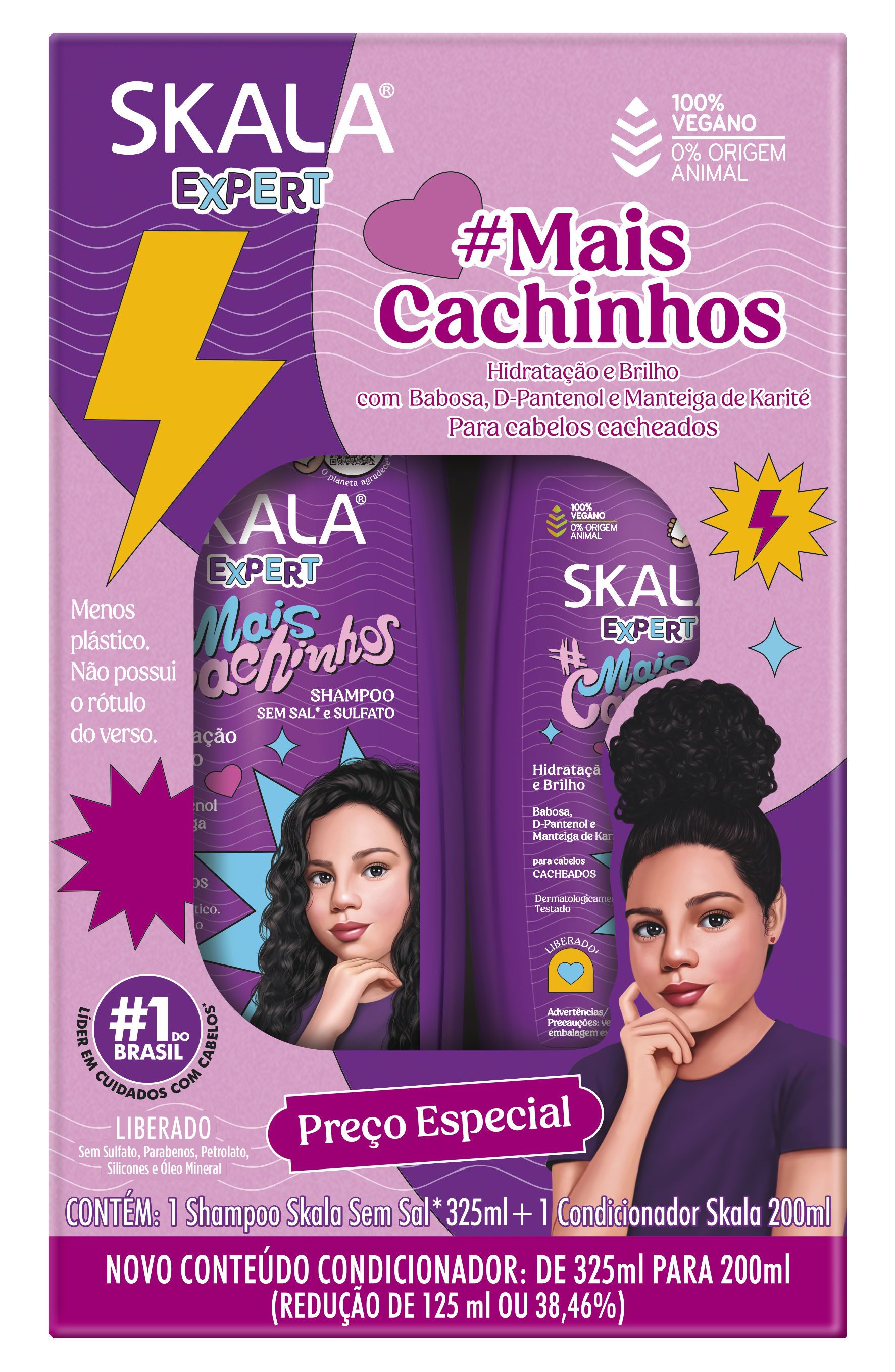 KIT SKALA SH+COND 325ML/200ML CACHINHOS (6)