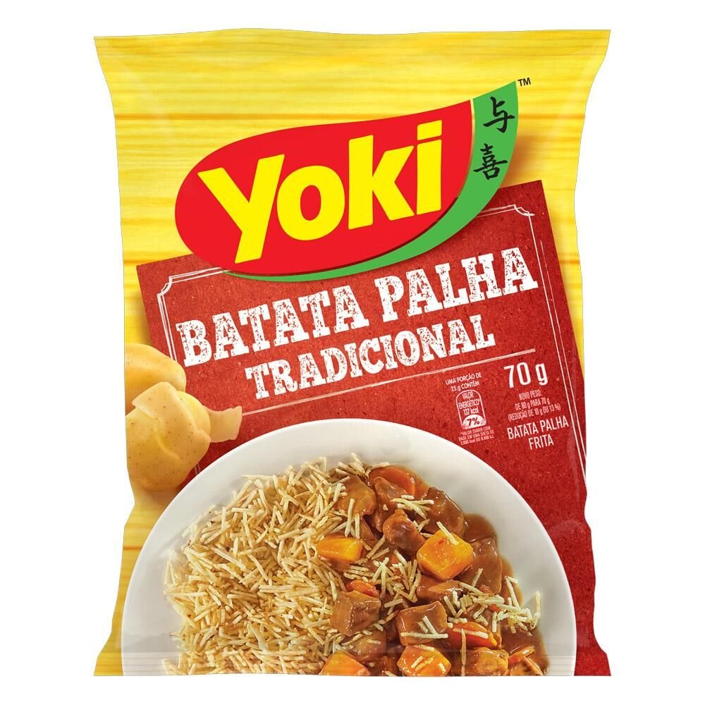 BATATA PALHA YOKI 70G TRADICIONAL (24)