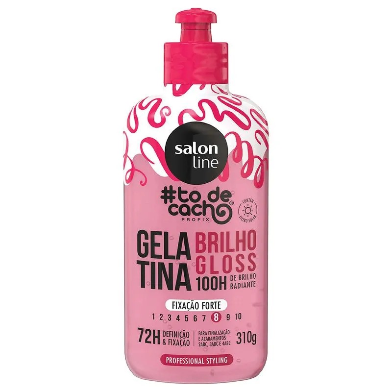 GELATINA SALON LINE 310G TODECACHO BRILHO GLOSS (6)