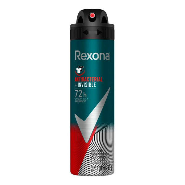 DES REXONA AERO 150ML/90G MASC INVISIBLE (12)