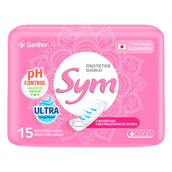 ABSORVENTE SYM PROTECAO DIARIAIO 15X4UN COM PERFUME (12)