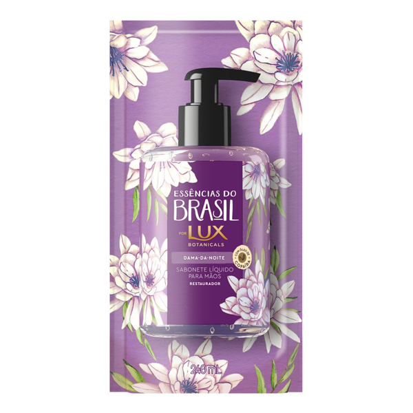 SABONETE LUX LIQUIDO 240ML REFIL MAOS DAMA NOITE (12)