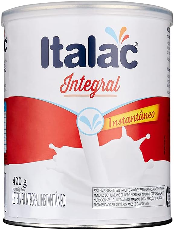 LEITE PO INTEGRAL INSTANTANEO ITALAC LATA 400GR (24)