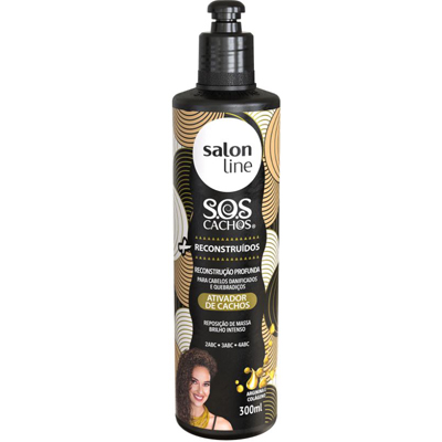 ATIVADOR SALON LINE 300ML CACHOS SOS ARGININA (6)