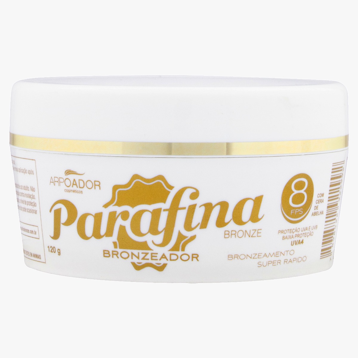 BRONZ PARAFINA BRONZE FPS 8 120G POTE (24)