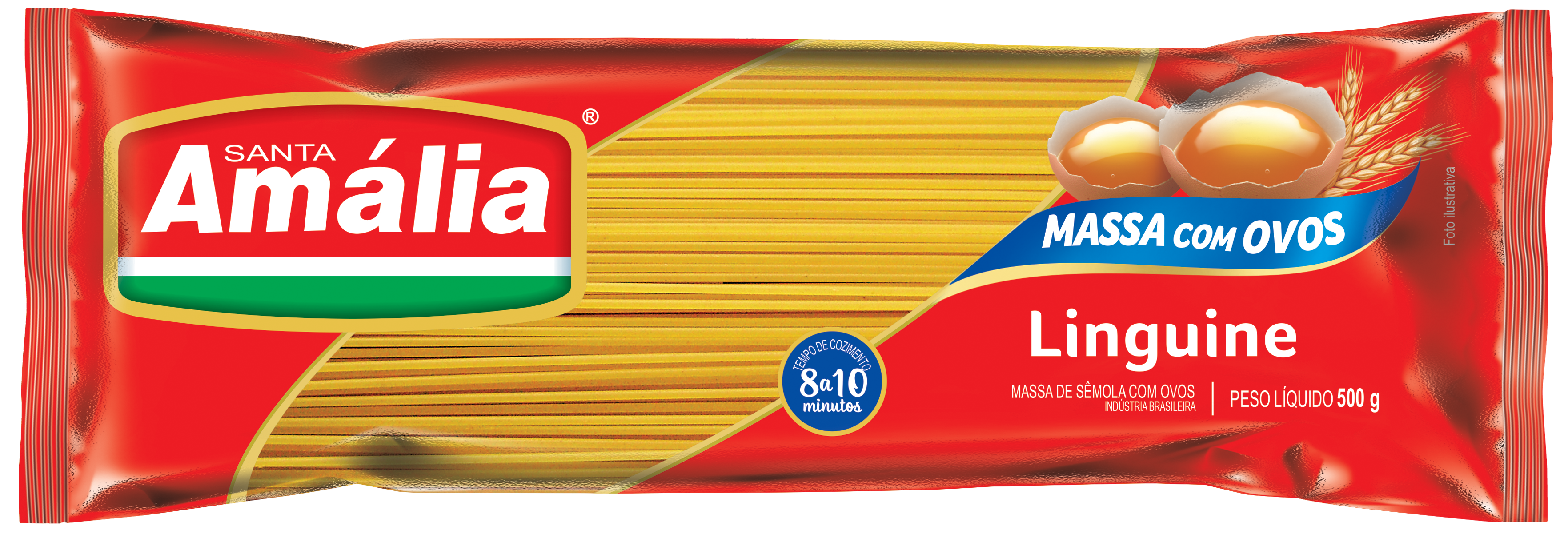 MACARRÃO LINGUINE OVOS STA AMÁLIA 500GX30