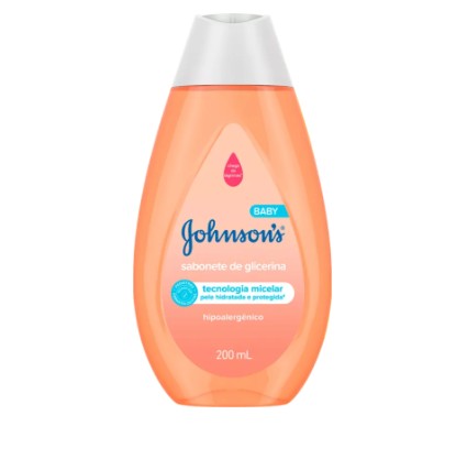 SABONETE LIQUIDO JOHNSON BABY 200ML REGULAR GLICERINA GOLD (12)