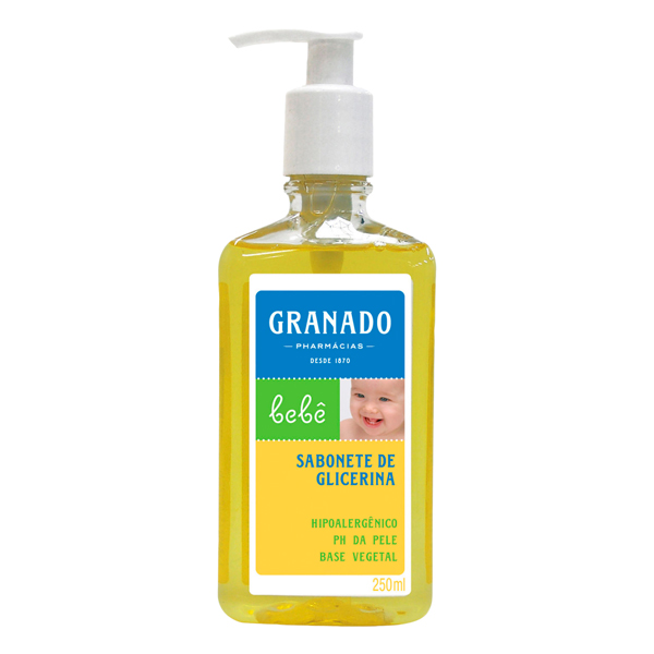 SABONETE LIQUIDO GRANADO 250ML BEBE (12)