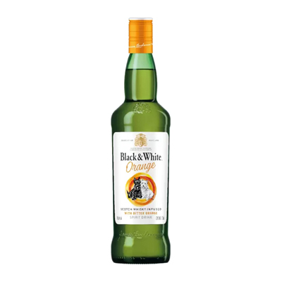 BEB WHISKY BLACK WHITE IMP 0700ML ORANGE (12)