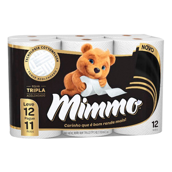 PAPEL HIGIÊNICO MIMMO FOLHA TRIPLA 20X12 (06)