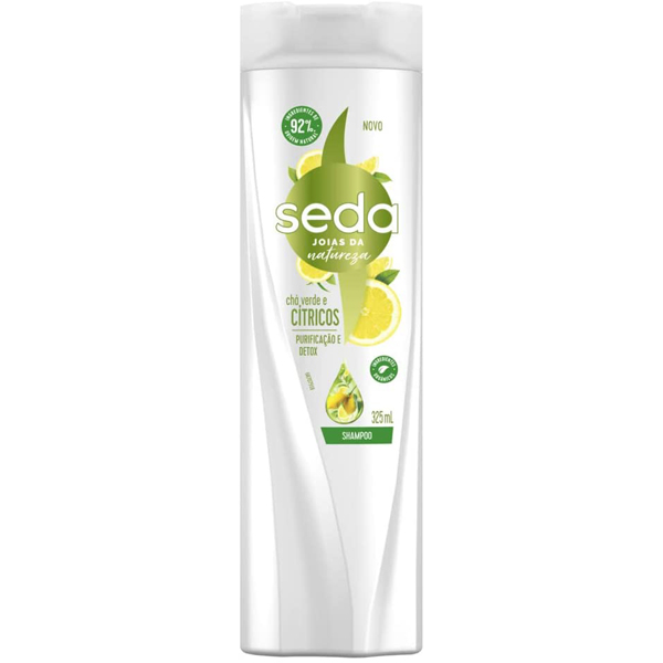 SHAMPOO SEDA 325ML CHA VERDE E CITRICOS PURIF DETOX (12)