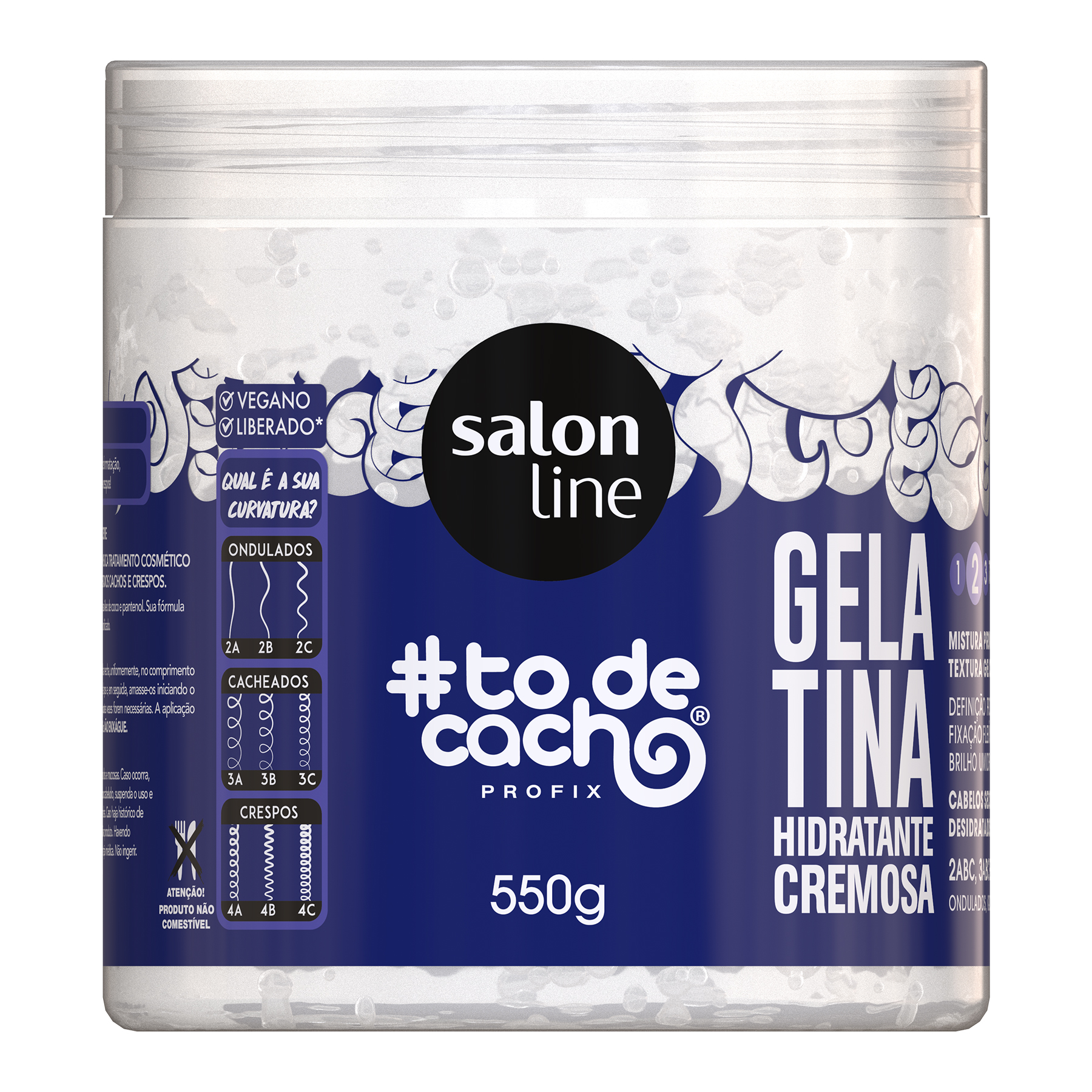GELATINA SALON LINE 550G TODECACHO HIDRAT CREMOSA (6)
