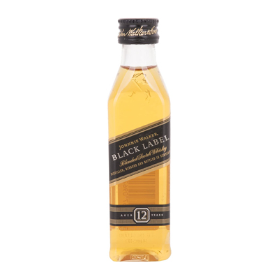 BEB WHISKY JOHNNIE WALKER IMP 050ML BLACK LABEL (192)