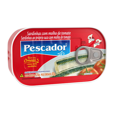 SARDINHA TOMATE PESCADOR 125GX9 (54)