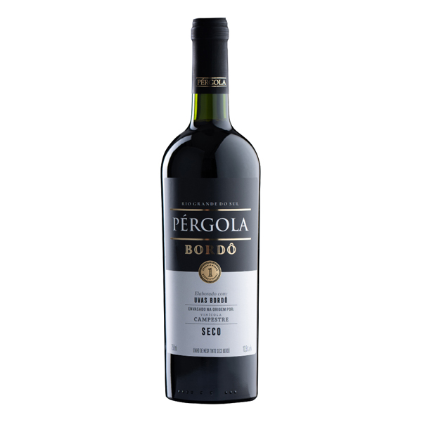 BEB VINHO PERGOLA 750ML TINTO SECO BORDO (12)