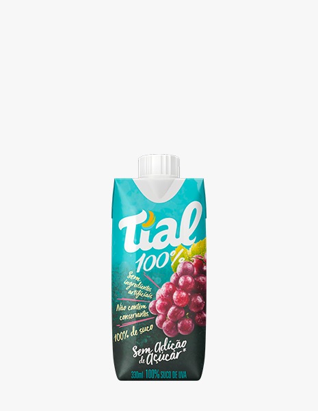 SUCO TIAL 330ML S/ACUÇAR UVA E PERA (12)