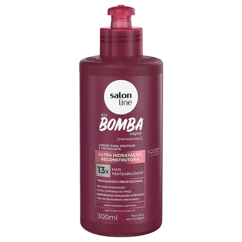 CREME PENTEAR SALON LINE 300ML SOS BOMBA ULTRA HIDRATACAO (6)