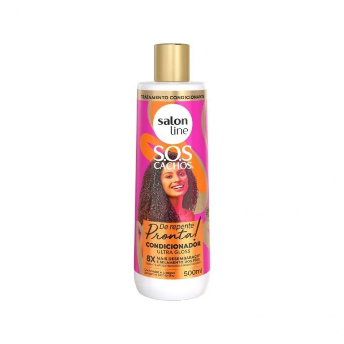 CONDICIONADOR SALON LINE 500G CACHOS SOS DE REPENTE PRONTA (6)