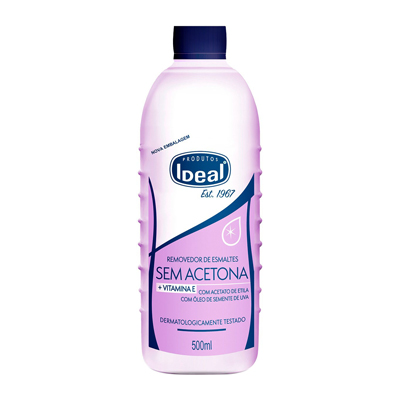 REMOVEDOR ESM S/ACETONA IDEAL 500ML