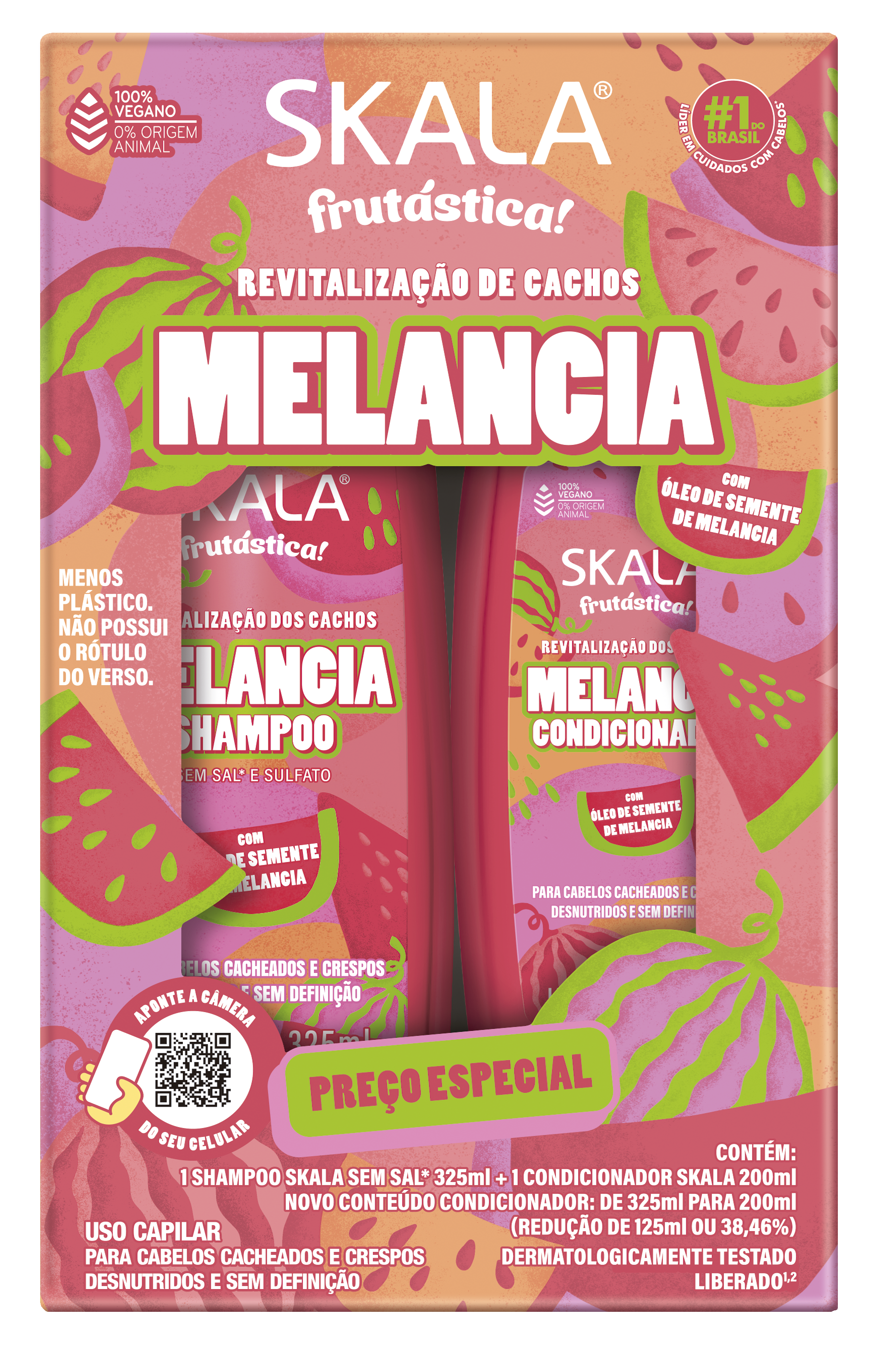 KIT SKALA SH+COND 325ML/200ML MELANCIA (6)