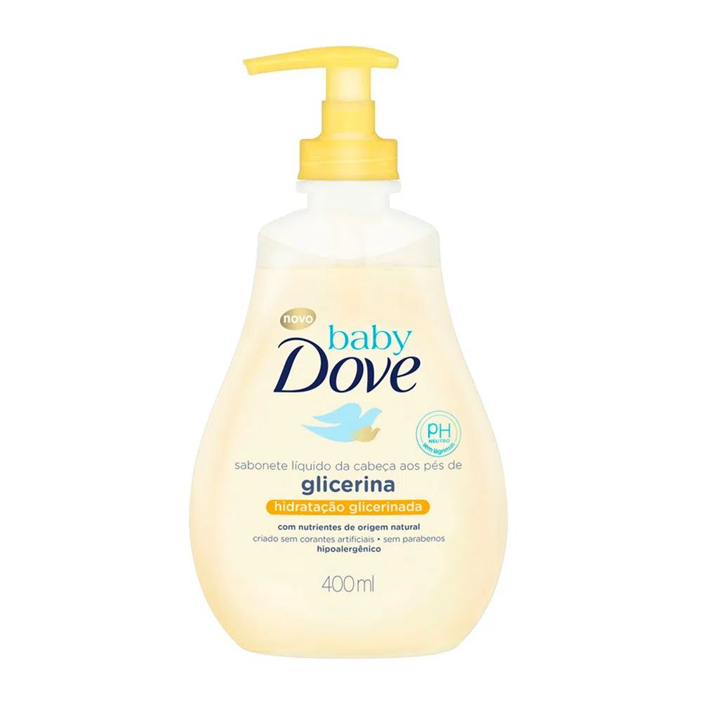 SAB DOVE LIQ BABY 400ML GLICERINADA (12)