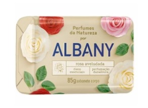 SABONETE ALBANY 85G PERFUME BRANCO (108)