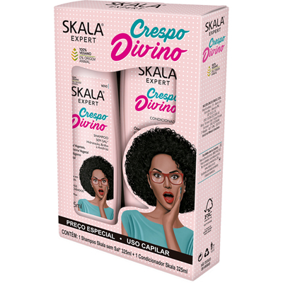KIT SKALA SH+COND 325ML MAIS CRESPINHOS (6)