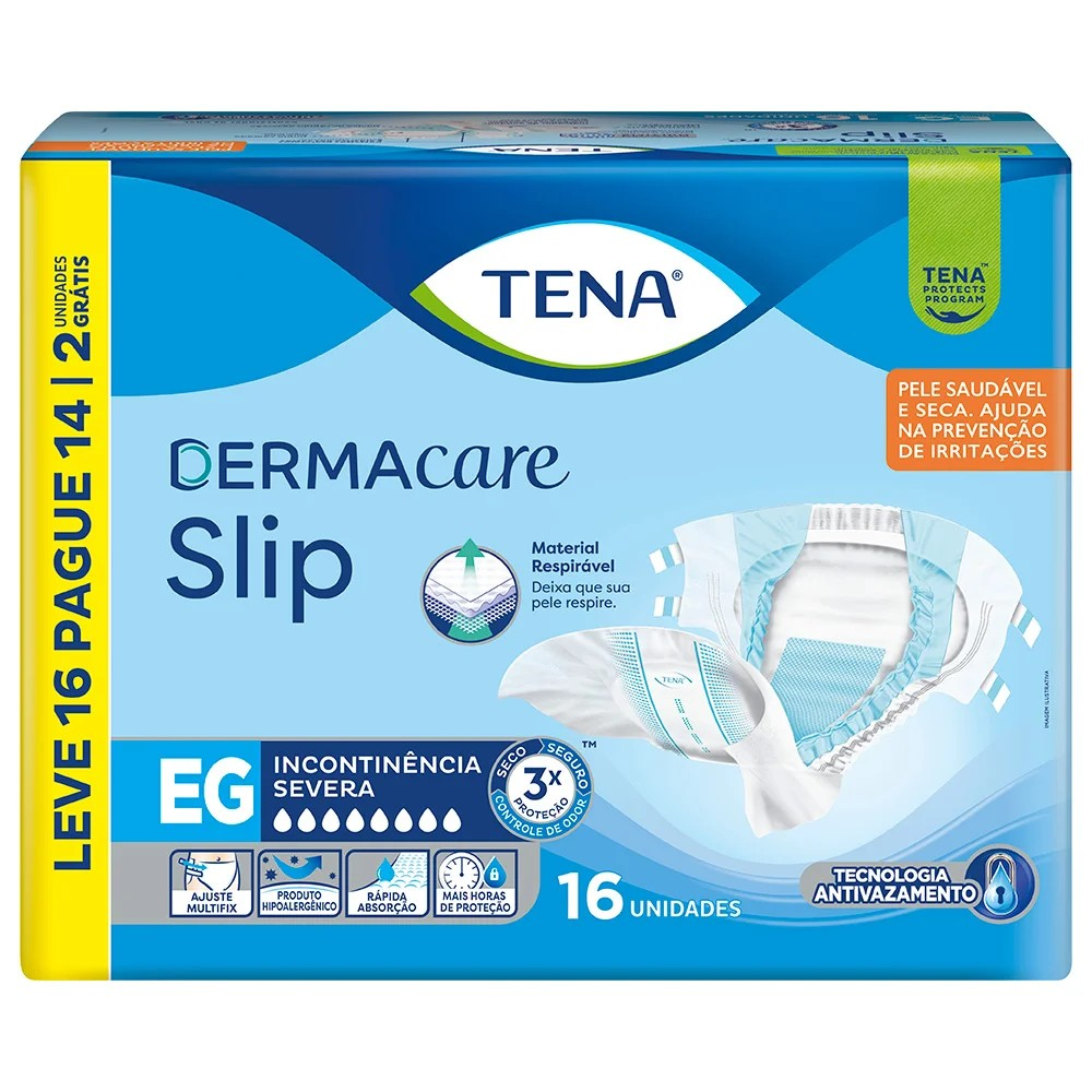 FR TENA SLIP DERMACARE EG LV16 PG14 UN(4)