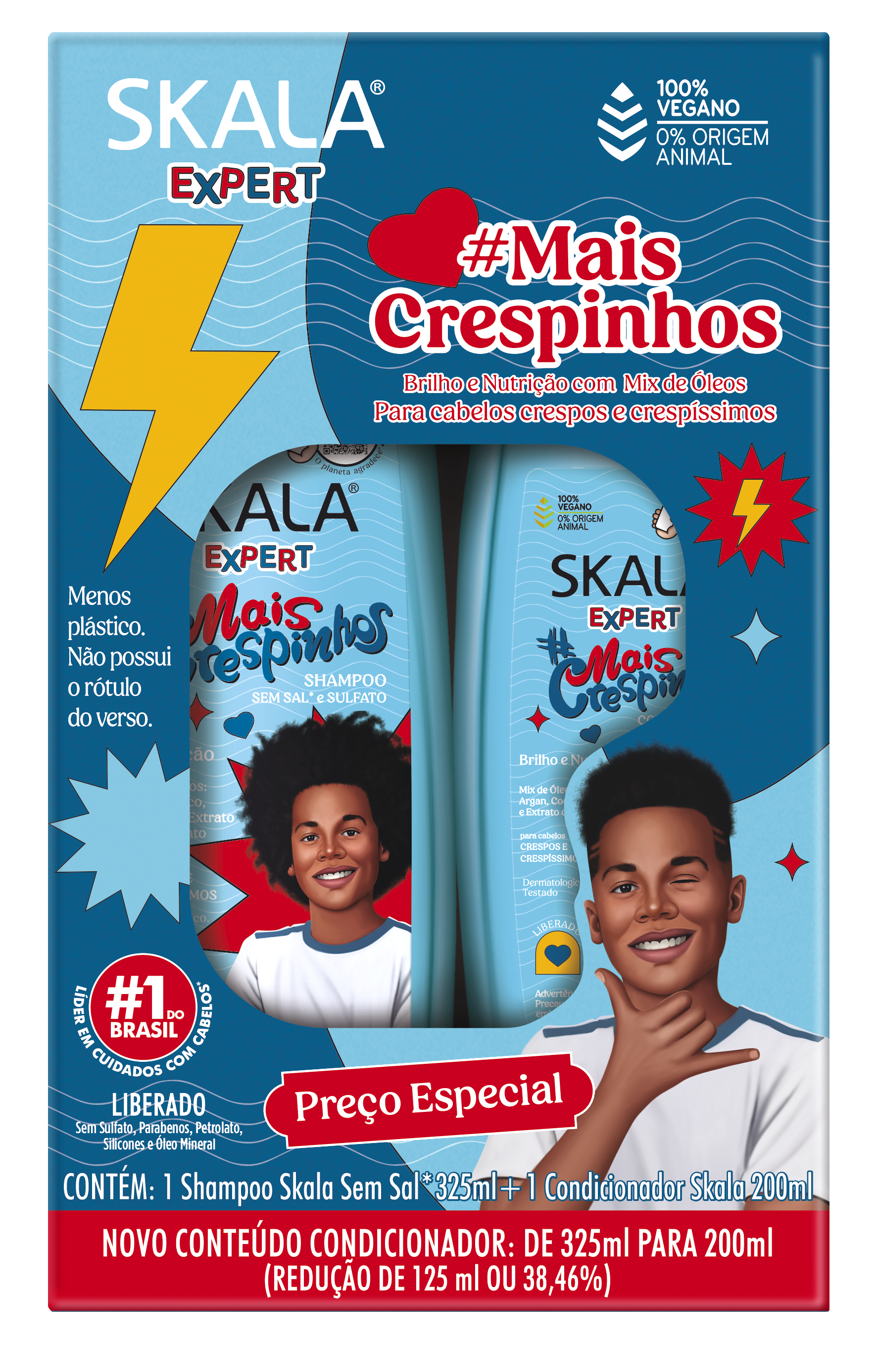 KIT SKALA SH+COND 325ML/200ML CRESPINHOS (6)