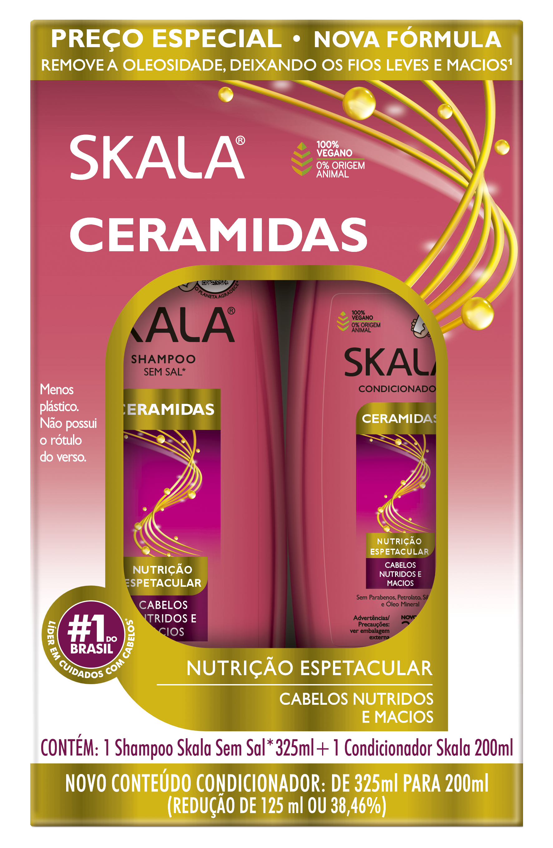 KIT SKALA SH+COND 325ML/200ML CERAMIDAS (6)