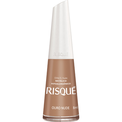 ESM RISQUE CL 8ML MET OURO NUDE (144)